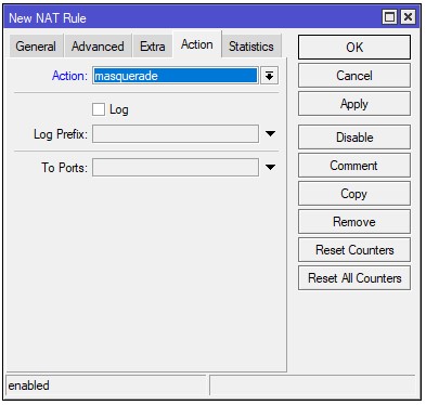 Setting NAT Masquerade
