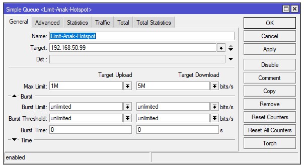 Setting Simple Queue